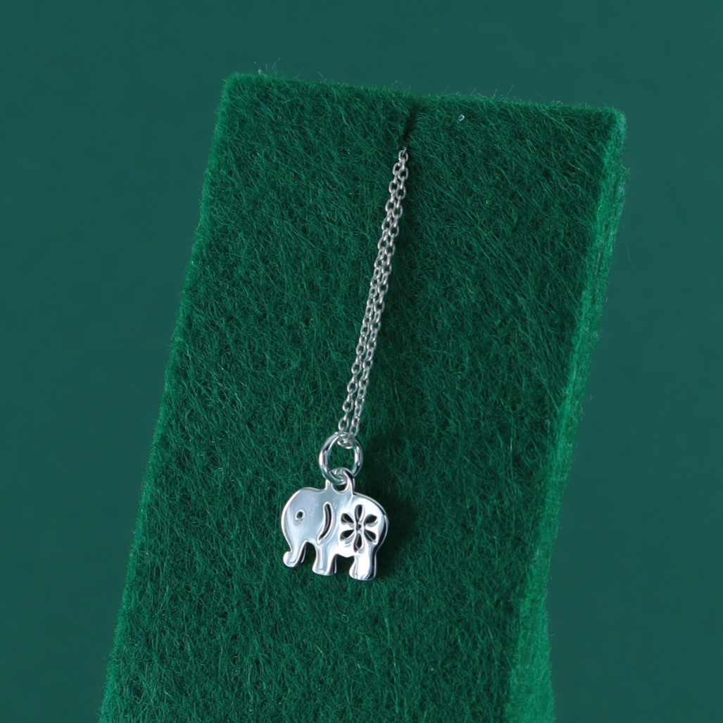 Elefante calado con flor - Imagen 2