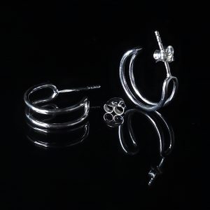 Criolla doble hilo abierta Plata 925