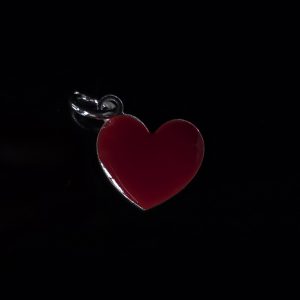 Colgante corazón rojo Plata 925