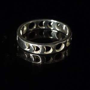 Anillo fase lunar Plata 925