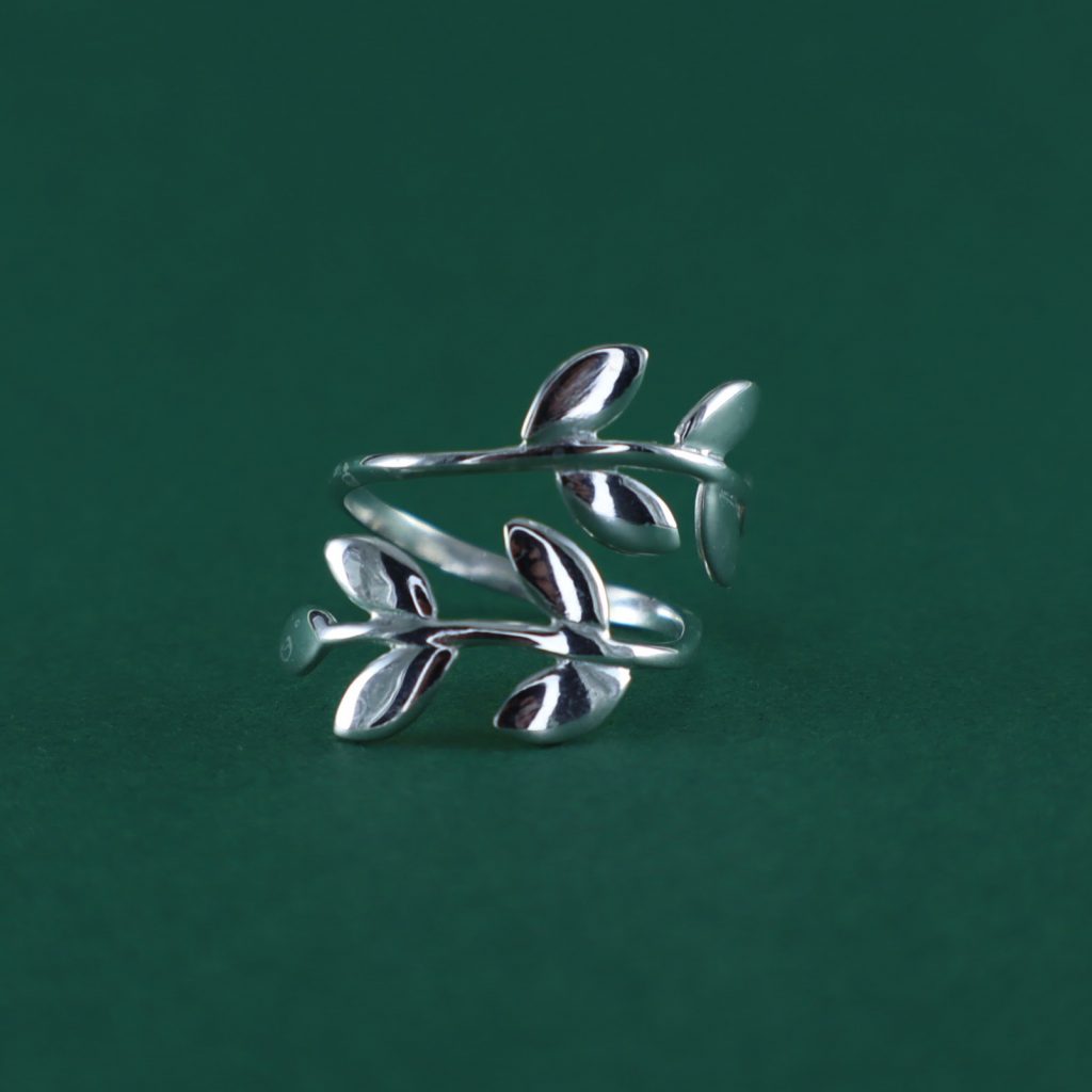 Sortija laurel ajustable