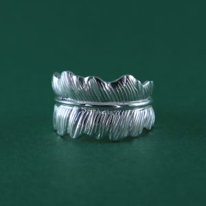 Anillo hoja de palma