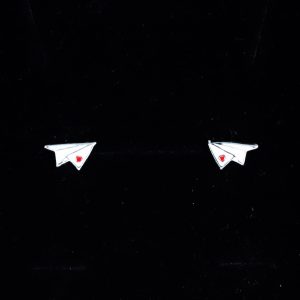 Avión de papel love