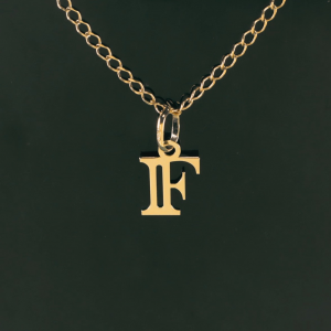 Colgante Inicial F 18K