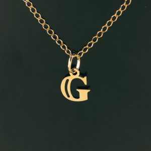 Colgante Inicial G 18K
