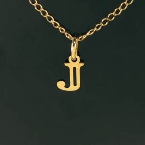 Colgante Inicial J 18K