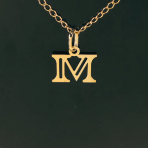 Colgante Inicial M 18K