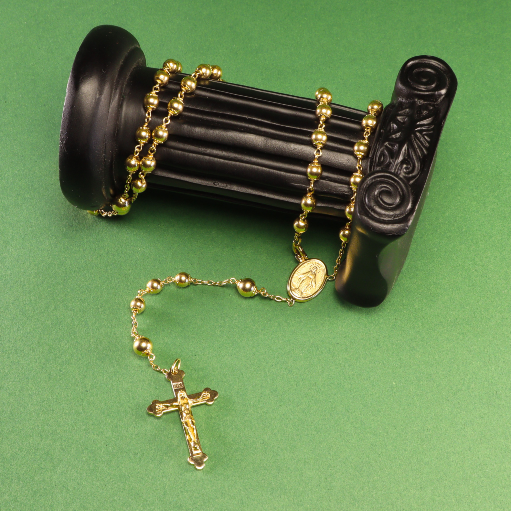Rosario de oro 18K – 65 cm