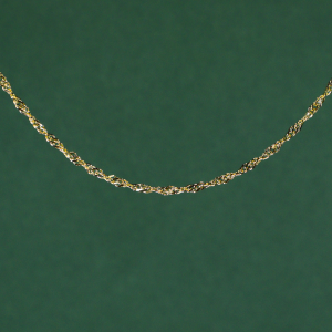 Cadena Trenzada Clásica 18K