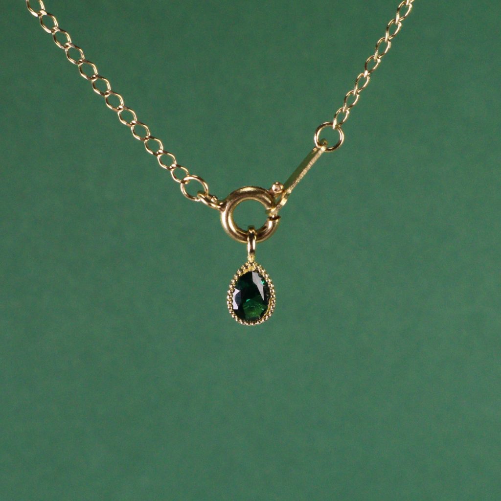Colgante Gota Esmeralda
