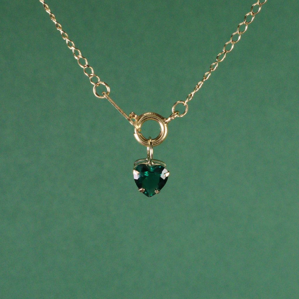 Colgante Corazón Esmeralda
