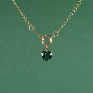 Colgante Corazón Esmeralda
