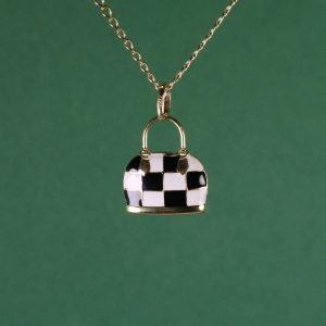 Colgante Mini Bag Chess