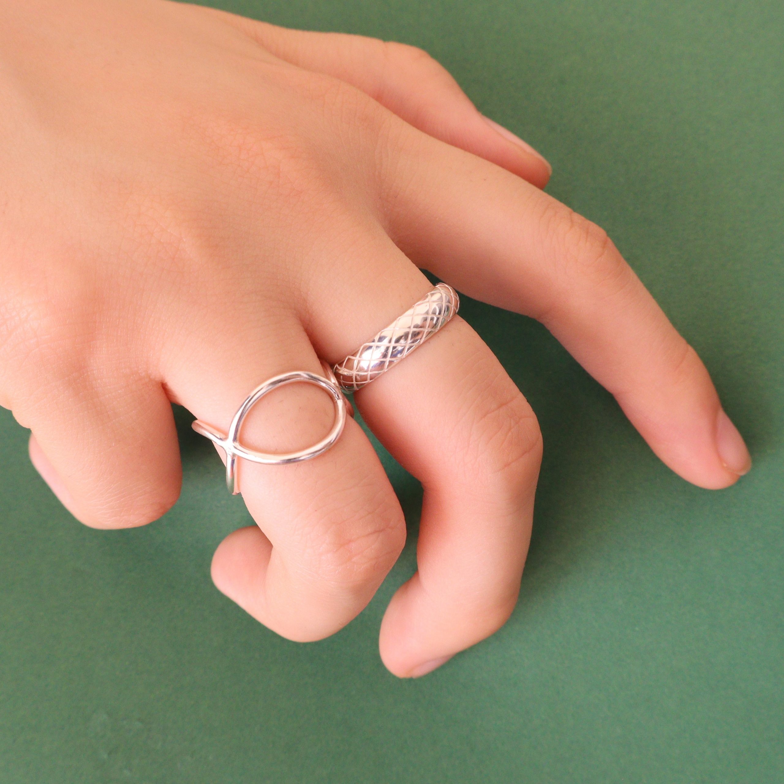 Anillo infinito cruzado - Imagen 3