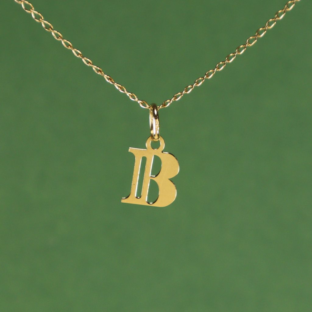 Colgante Inicial B 18K