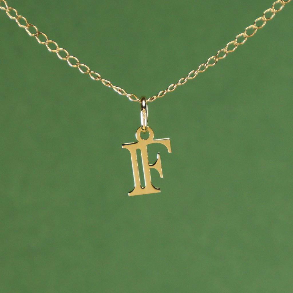 Colgante Inicial F 18K