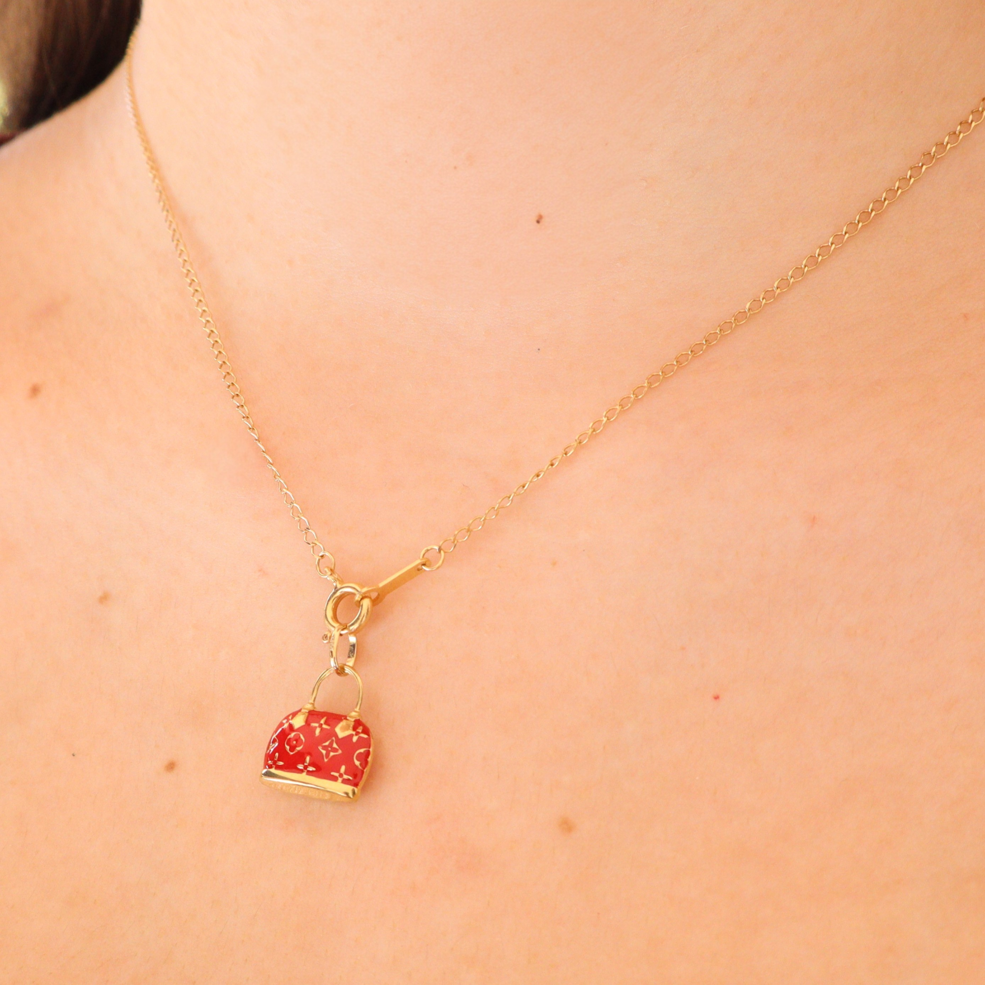 Colgante Mini Bag Rouge - Imagen 2