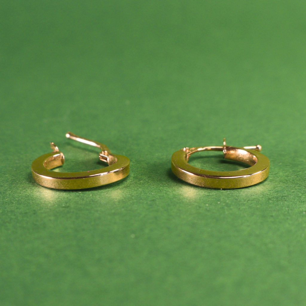 Aros Argolla Minimal 18K