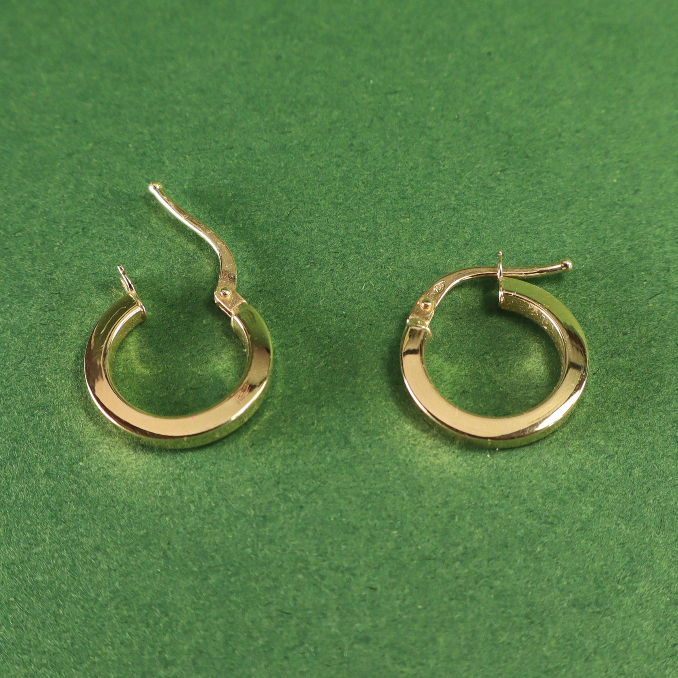 Aros Argolla Minimal 18K - Imagen 2